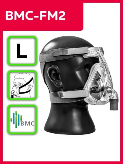 Рото-носовая СИПАП маска FM2 BMC Medical