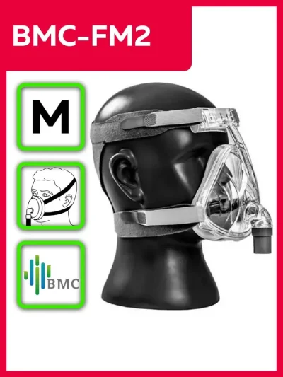 Рото-носовая СИПАП маска FM2 BMC Medical