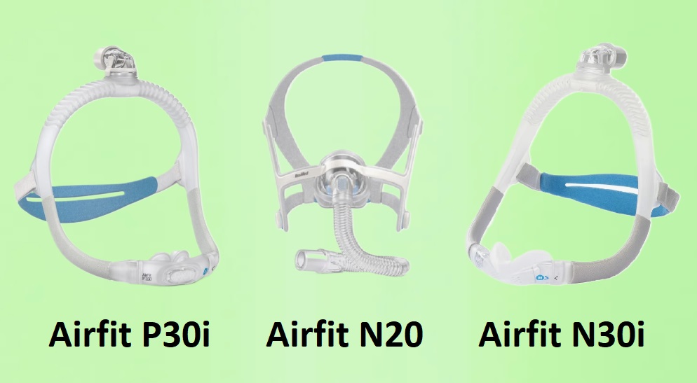 Назальные маски ResMed N30i P30i N20 сравнение